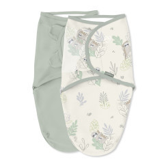 SwaddleMe by Ingenuity Original Swaddle, 0-3 Months, 2-Pack - Peekaboo Sloth - Walmart.com | Walmart (US)