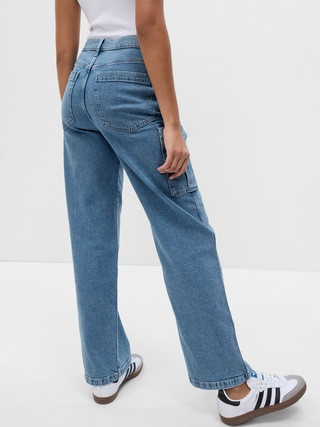 Organic Cotton '90s Loose Cargo Jeans with Washwell | Gap (US)