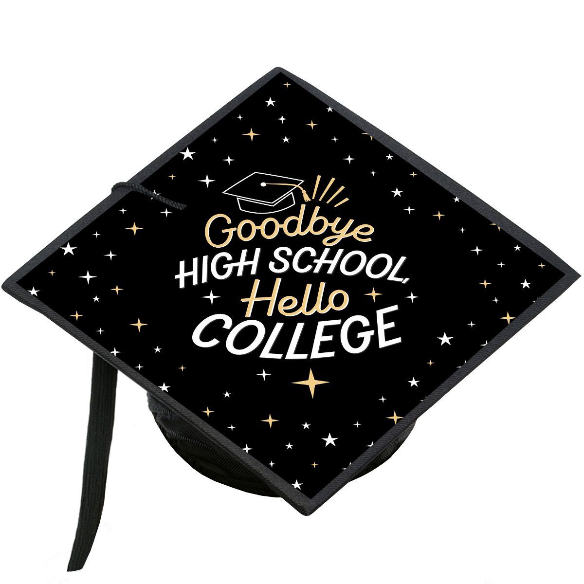 Big Dot of Happiness Goodbye High School, Hello College - Graduation Cap Decorations Kit - Grad C... | Target