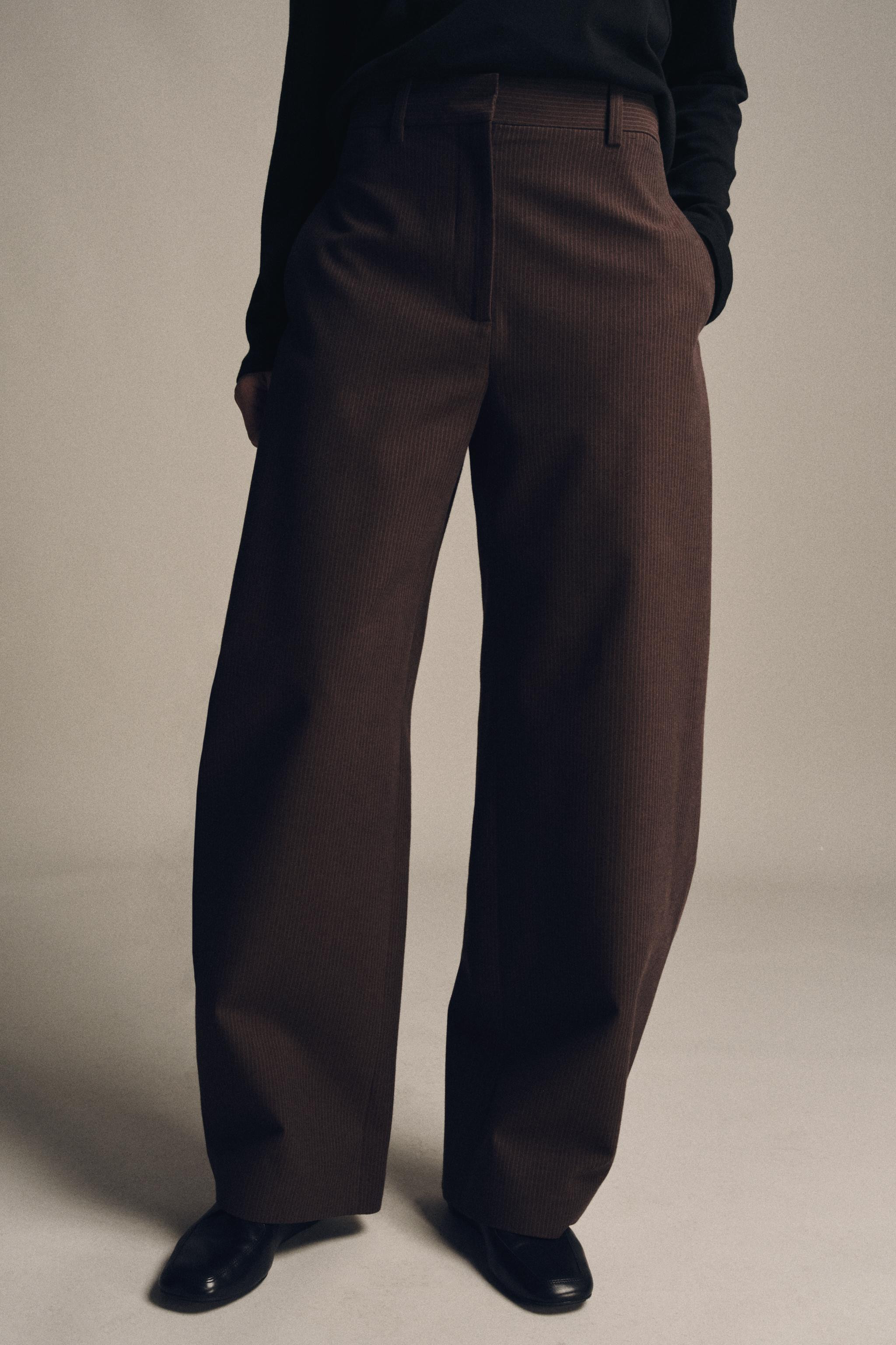 ZW COLLECTION STRIPED TROUSERS | Zara UK