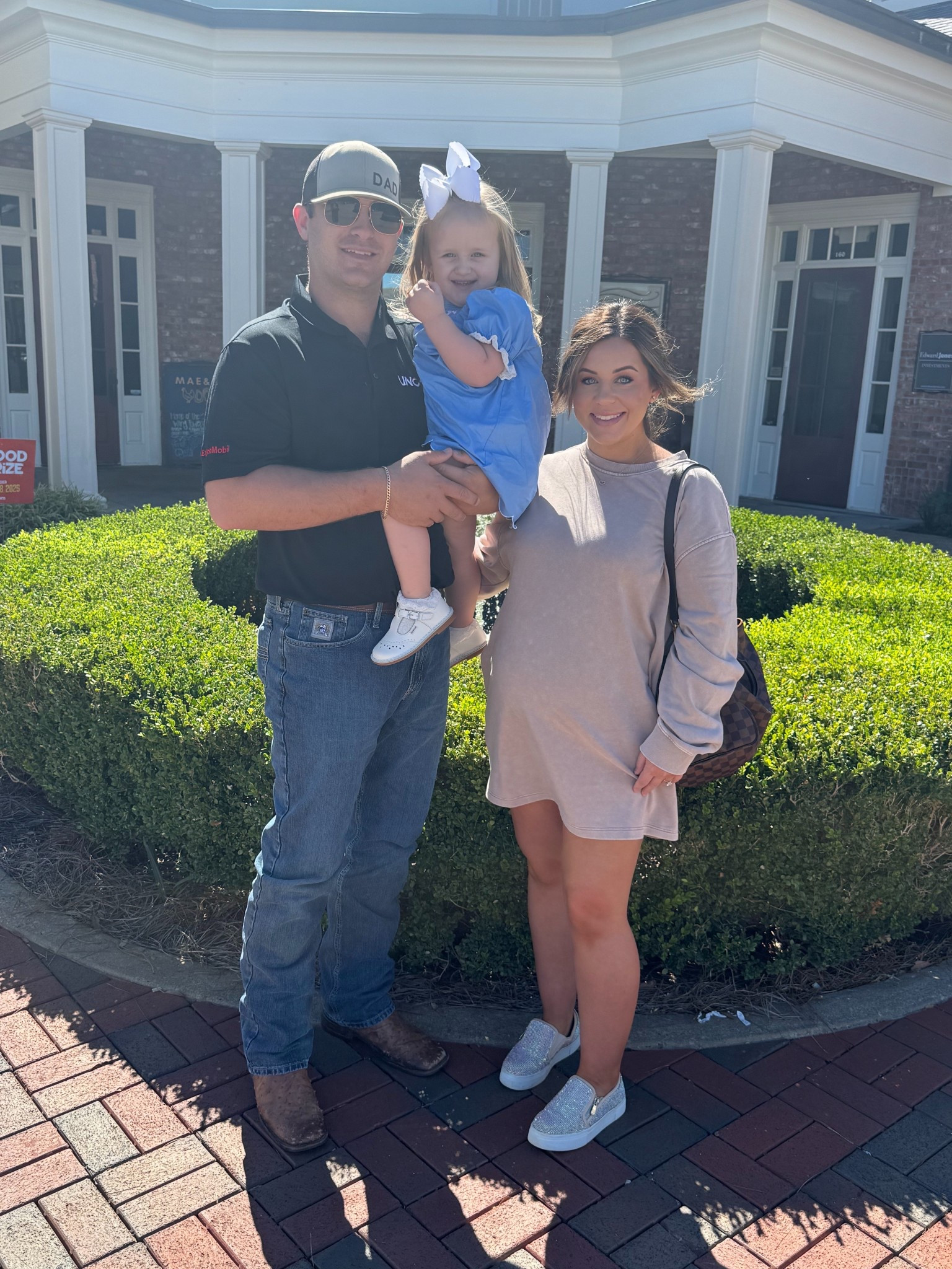 the most COMFY dress for pregnancy! Like sweatpants but dress form 🤎 wearing size large