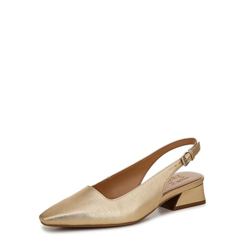 Naturalizer Womens Ginger Snip Toe Slingback Pump Dark Gold Metallic 8.5 W | Amazon (US)
