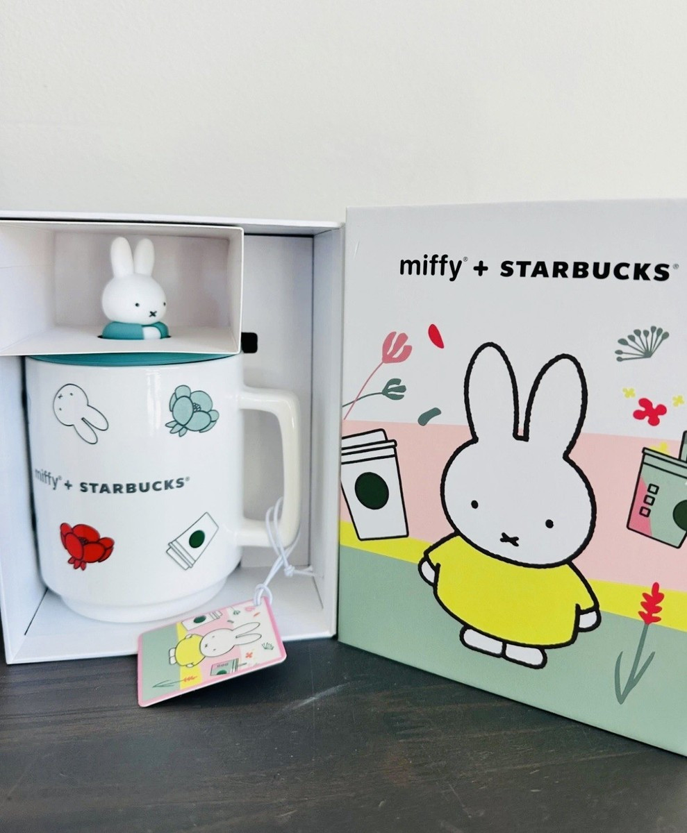 \ud83d\udc30\u2b50\ufe0fNIB Starbucks + Miffy 2026 Collab Ceramic Mug w/Topper | eBay | eBay US