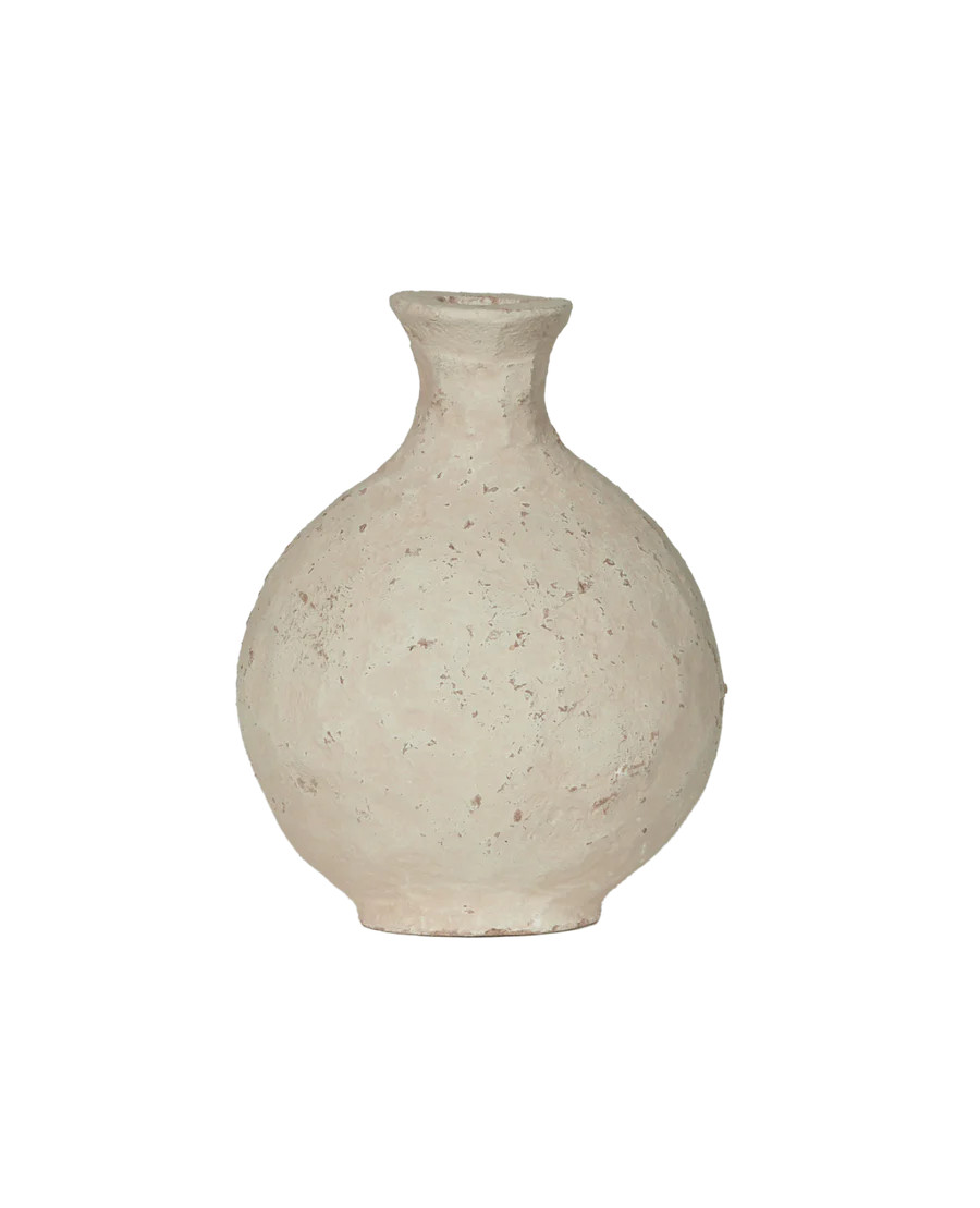 Olive Ateliers Paper Mache Vase - Bulb from India | Olive Ateliers