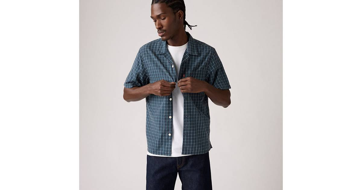 Short-sleeve Sunset Standard Camp Shirt - Blue | Levi's® US | Levi's US