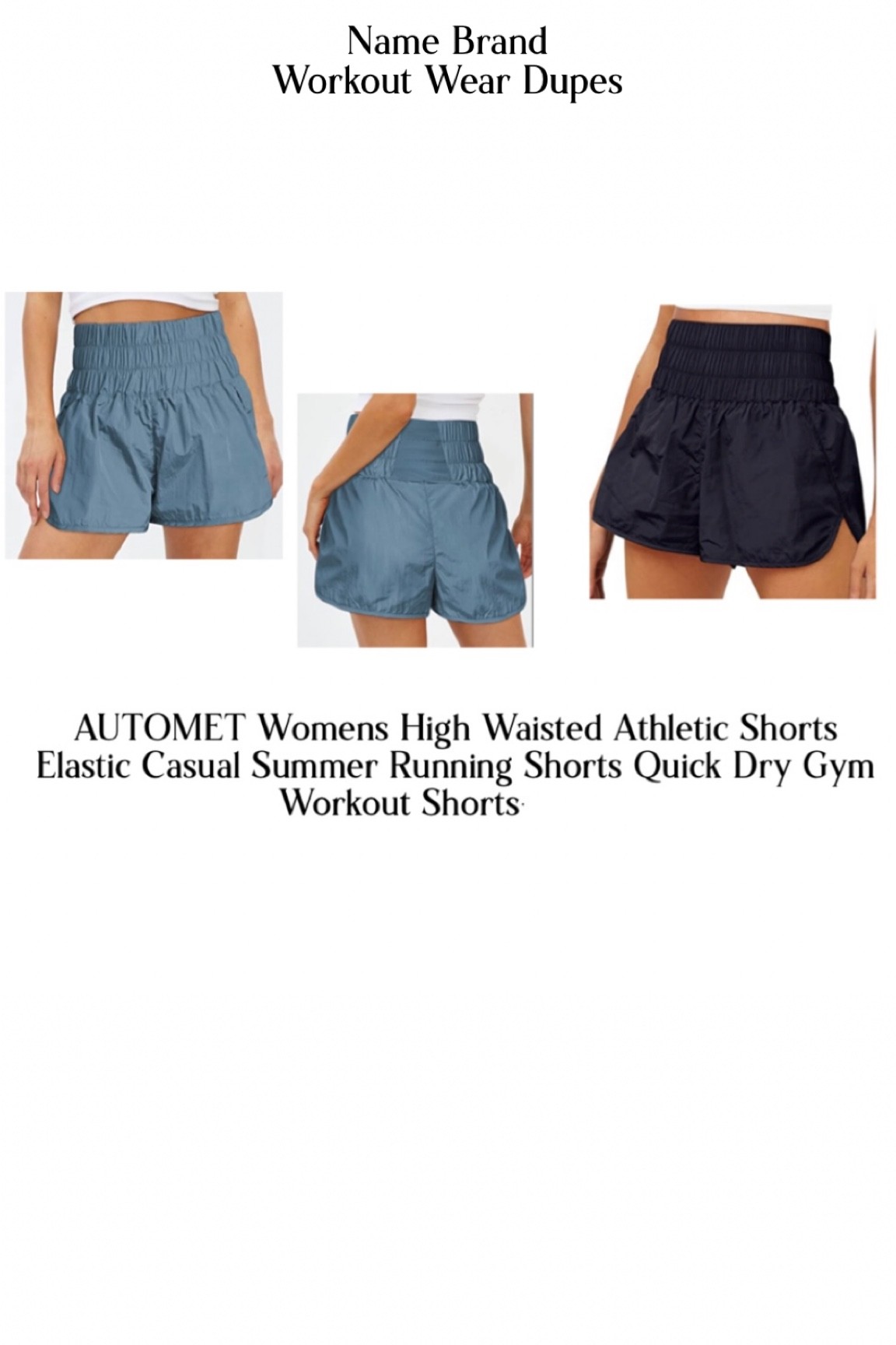 AUTOMET Womens High Waisted Athletic Shorts Elastic Casual Summer Running Shorts Quick Dry Gym Workout Shorts

#LTKunder50 #LTKfit #LTKunder100