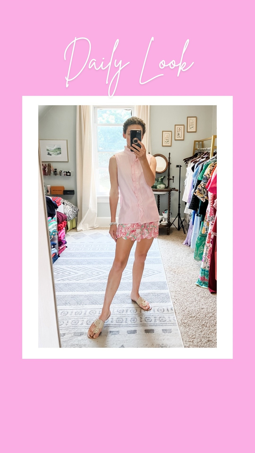 Preppy summer outfit!
Cute outfit. Petite outfit. Summer outfit. Pink outfit  

#LTKStyleTip #LTKOver40 #LTKPetite