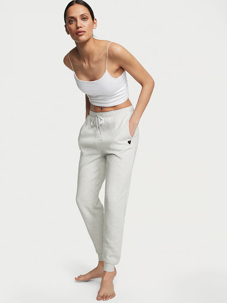 Cotton Fleece High-Rise Jogger Pants | Victoria's Secret (US / CA )