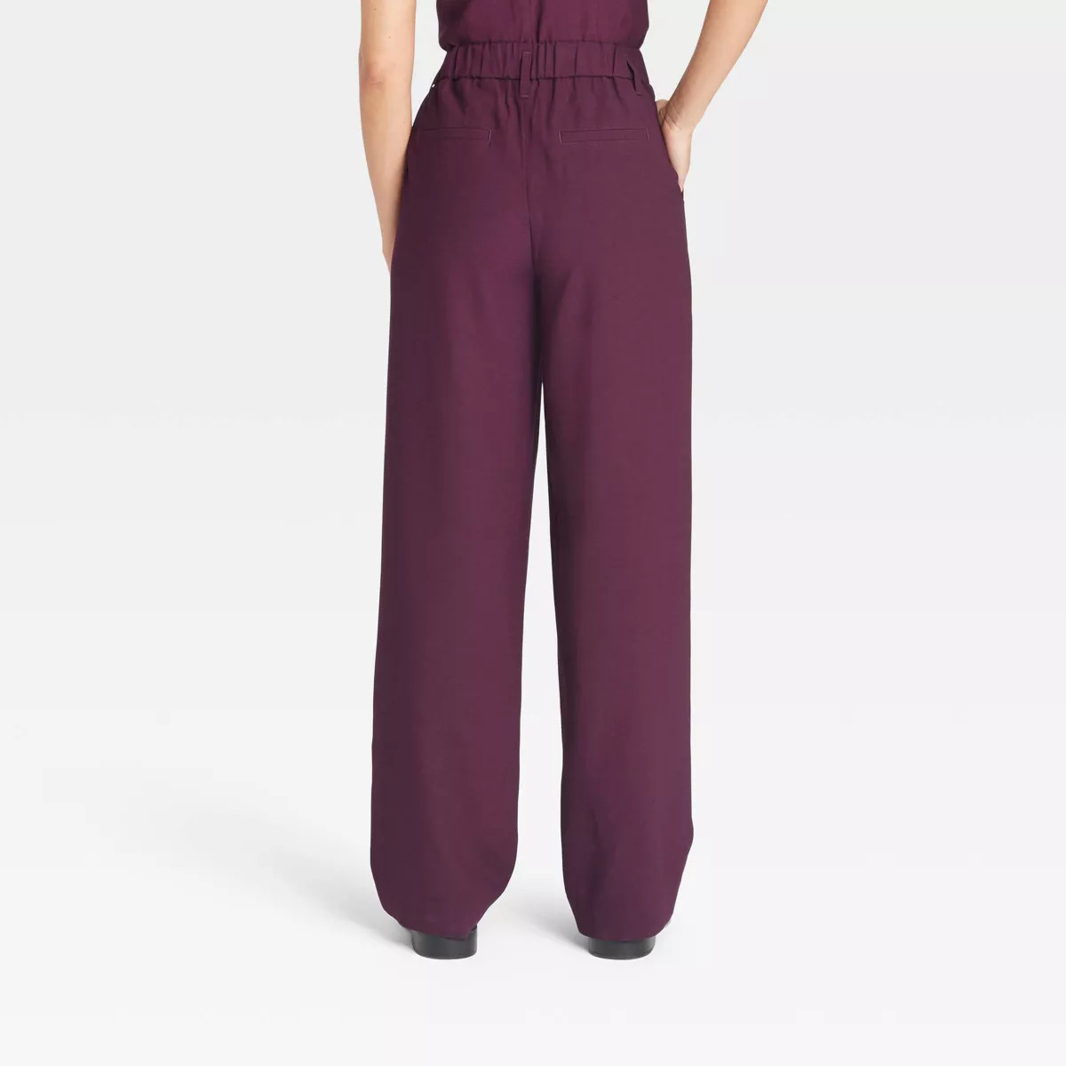 Women's High-Rise Pleat Front Straight Trousers - A New Day™ | Target