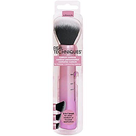Real Techniques Custom Contour 3-in-1 Brush Custom Slide For Bronzer and Contour 3 Settings For Shee | Walmart (US)