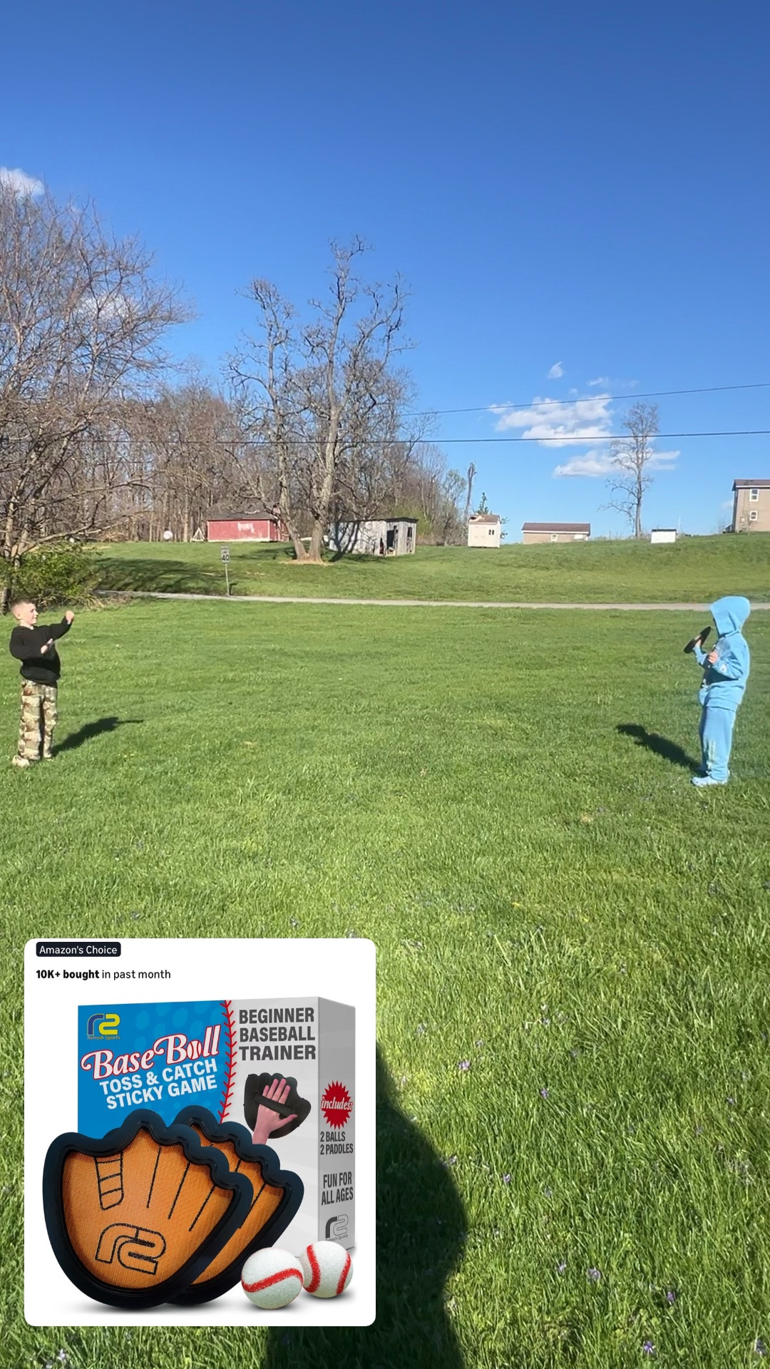 Grabbed these sticky mits and baseball so Bradley could practice playing with Brayden. It’s great for beginners but the whole family loves playing with them!! ⚾️

Baseball mom | sports mom | kids’ sports 

#LTKKids #LTKmomlife
