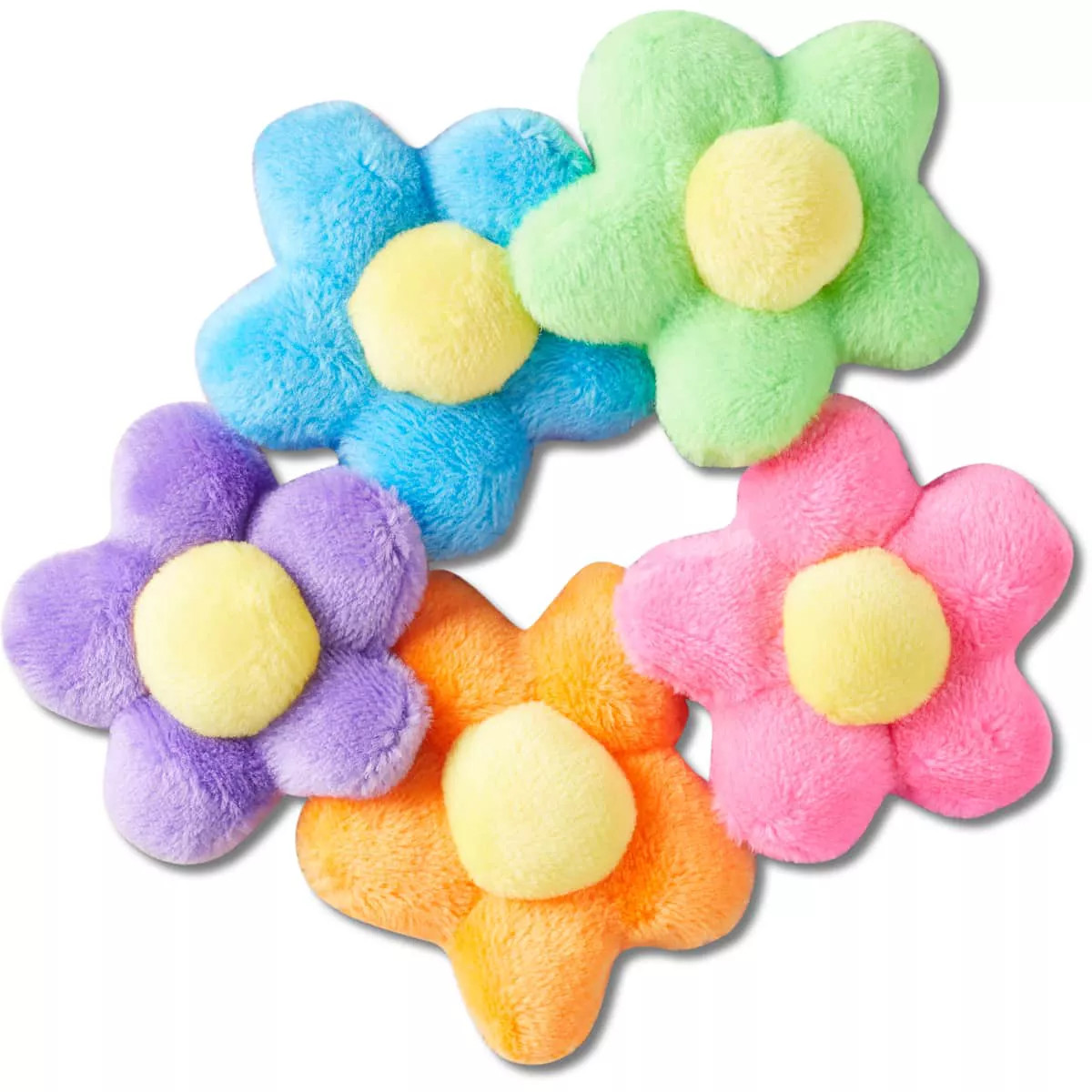 Crocs Jibbitz Kids Plush Flower Power Nature Shoe Charms 5pk | Target