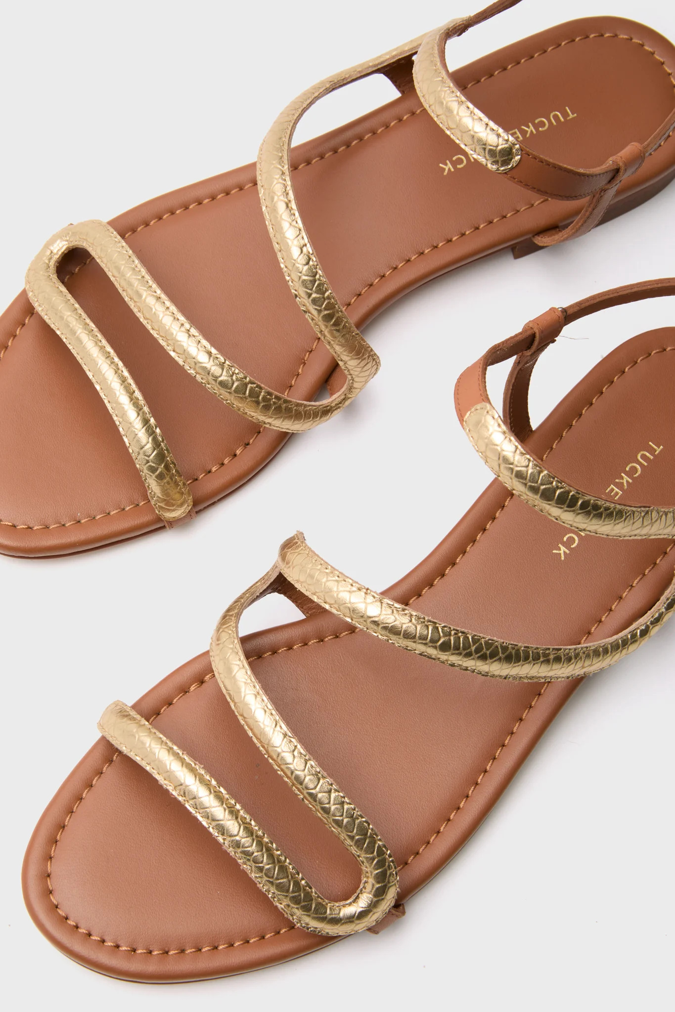 Champagne Lara Sandals | Tuckernuck (US)
