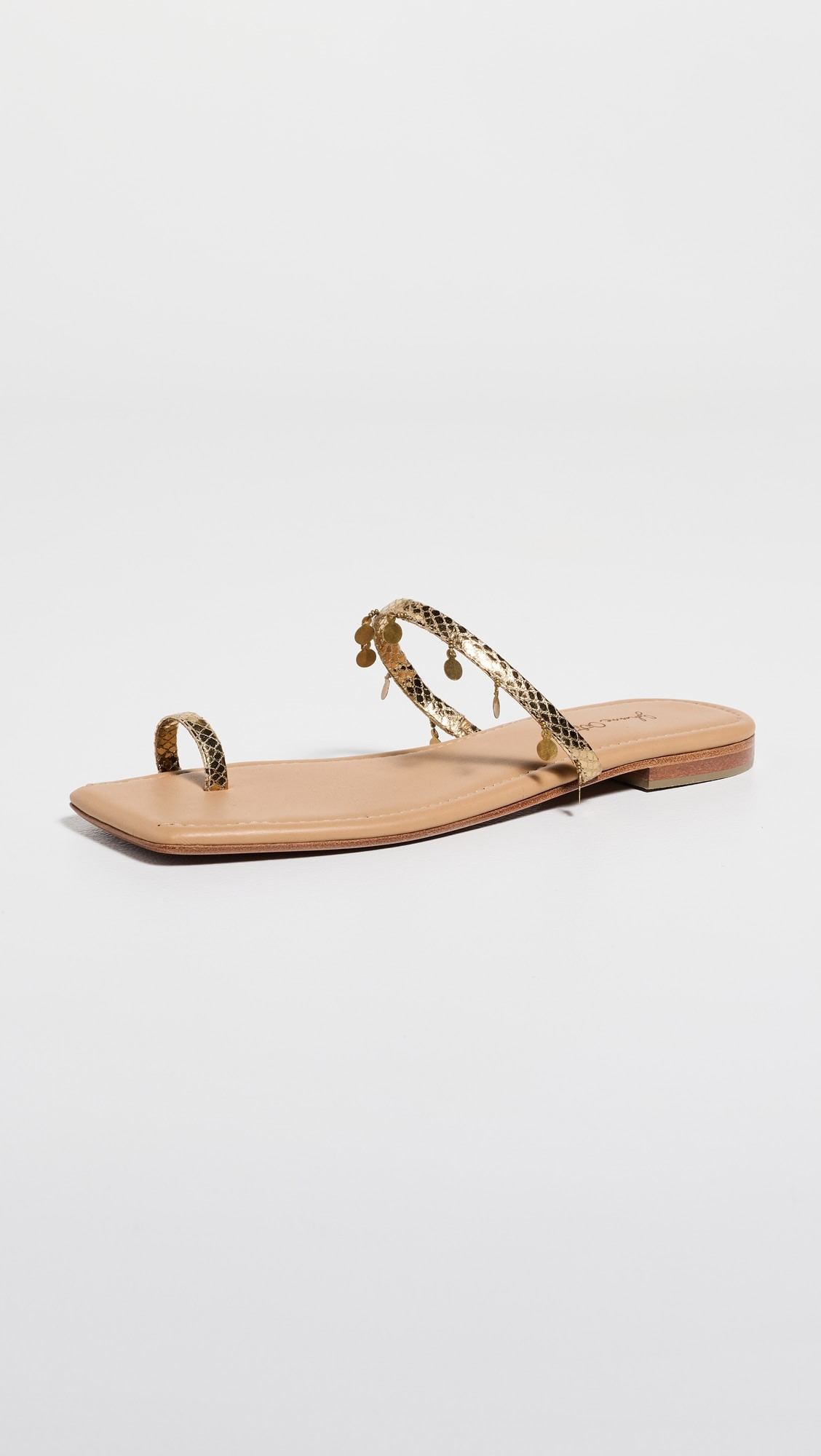 Gold Ethereal Waves Flats | Shopbop