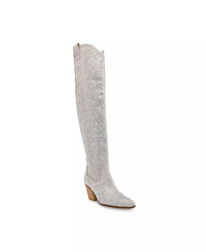 Women's Rodeo Rhinestone Western Over The Knee Cowboy Boots | Macy's