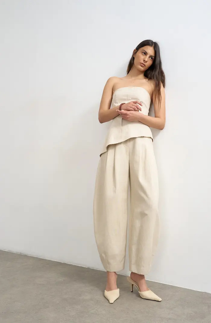 Pleated Barrel Pants | Nordstrom