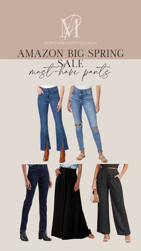 Some of my favorite pants you can pick up for the Amazon Big Spring Sale! All petite friendly ~ Amazon Big Spring Sale, Amazon pants, Amazon jeans, petite friendly jeans, petite friendly dress pants, spring dress pants, spring work clothes

#LTKsalealert #LTKSeasonal #LTKstyletip