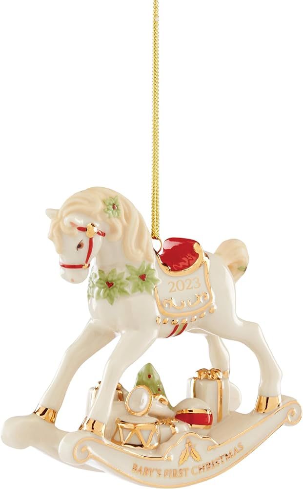 Lenox 894447 2023 Vintage Rocking Horse Ornament | Amazon (US)