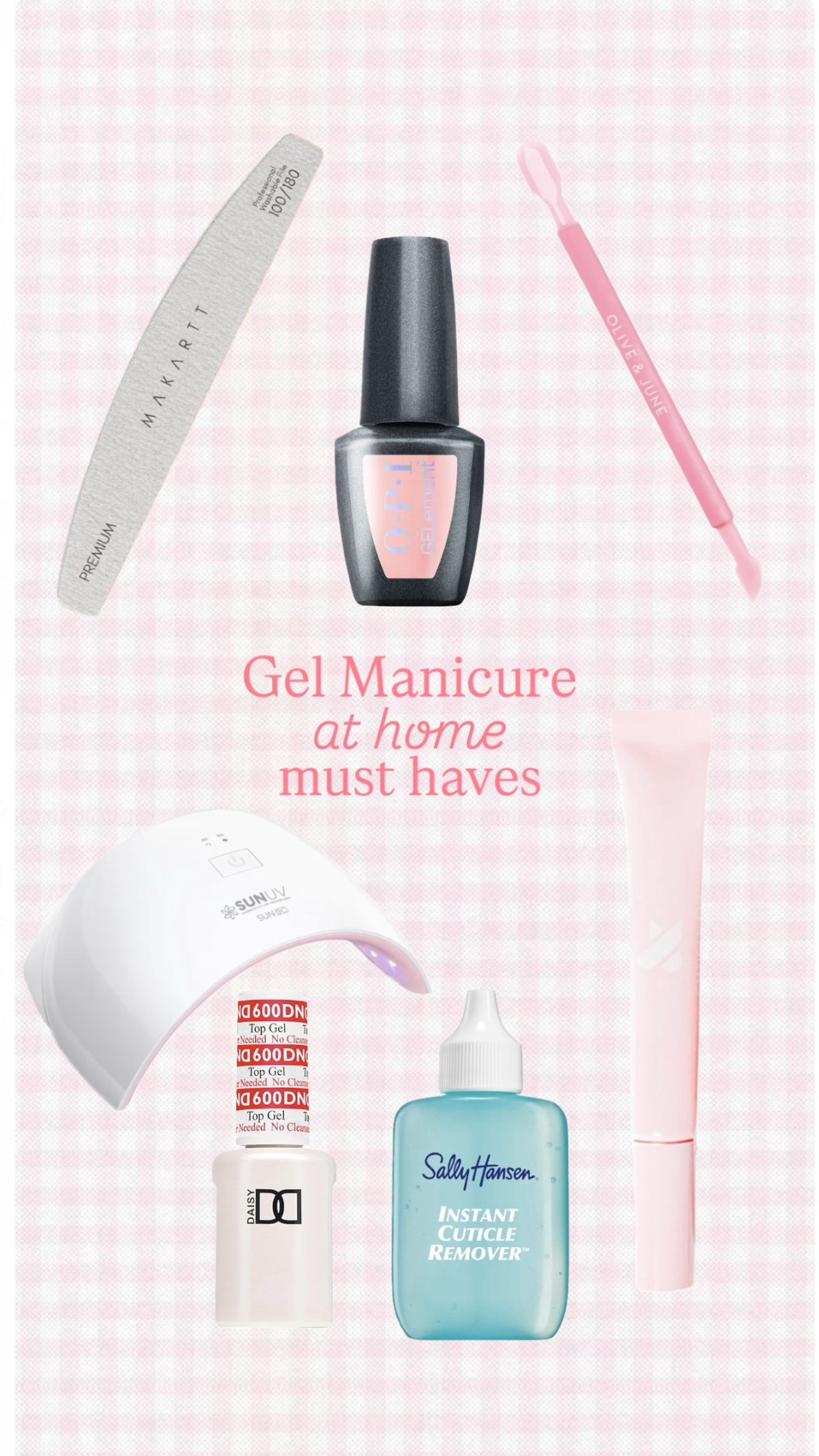 Gel nails at home must haves 🎀