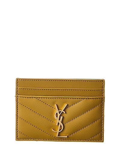 Monogram Matelasse Leather Card Holder | Rue La La
