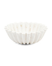 13in Fluted Paper Mache Bowl | Home | Marshalls | Marshalls
