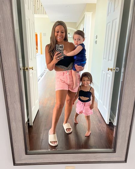 Mommy and me matching shorts! Also love this Amazon one piece swimsuit find!! 

Mommy and me shorts, swimsuit, one piece swimsuit, Amazon fashion, Amazon finds, summer outfit, beach vacation, paper bag shorts, acid wash shorts, matching outfits, family style, 4th of July 

#LTKfamily #LTKxPrimeDay #LTKFind