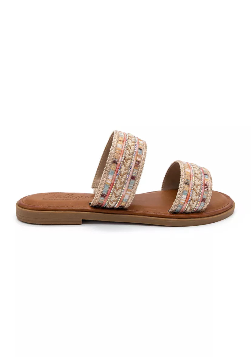 Meeza 2 Band Slide Sandals | Belk