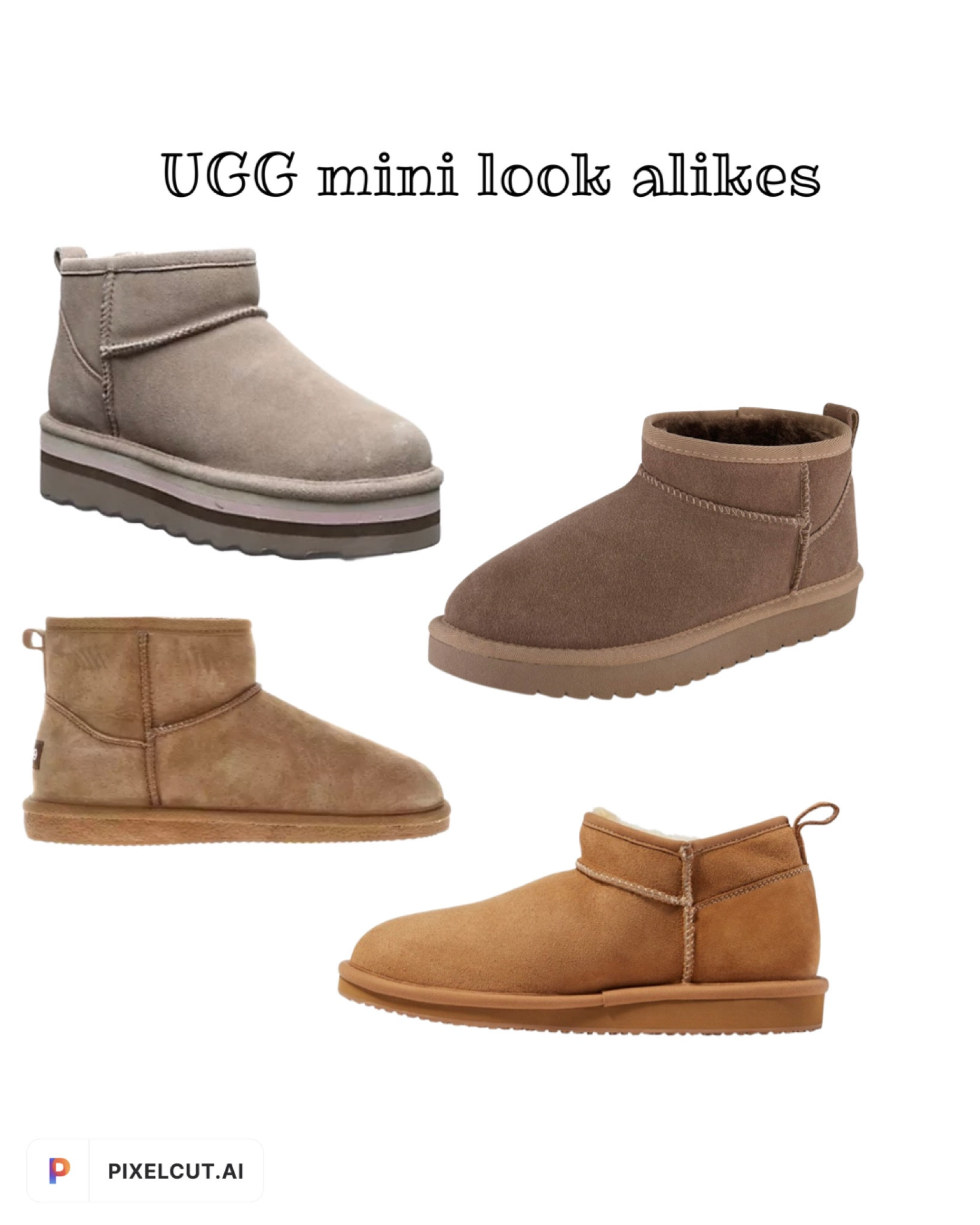 Ugg mini dupes! 
