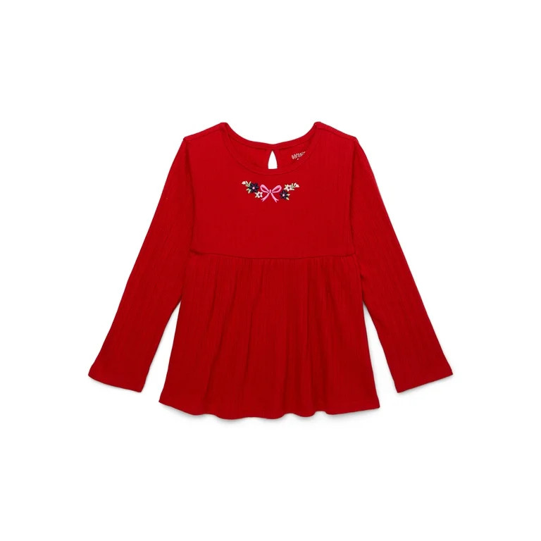 Garanimals Babydoll Pointelle Blouses & Tops (Girl's) 4T | Walmart (US)
