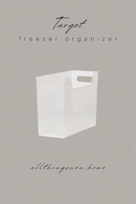 These bins are a great solution to organizing your freezer.

Storage bins
Oragnizer
Clear bins

Follow my shop @allthingsnew_home on the @shop.LTK app to shop this post and get my exclusive app-only content!

#liketkit #LTKhome #LTKfitness #LTKfindsunder50
@shop.ltk
https://liketk.it/4CVO4

#LTKhome #LTKxTarget #LTKfindsunder50