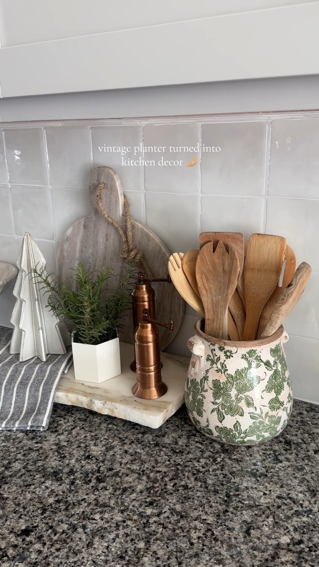 I immediately snagged this as soon as I saw it! The cutest ceramic planter to use to how kitchen utensils!

#homedecor #vintage #homedecorinspo #kitchendecor #home 

#LTKSeasonal #LTKHome