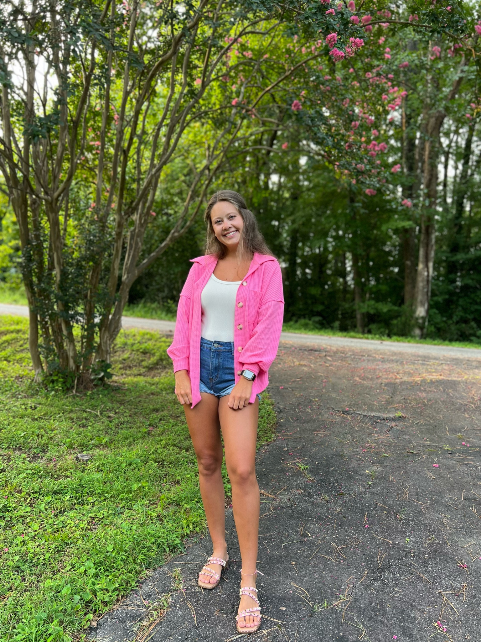 barbie, barbie outfit, pink outfit, casual outfit, shacket, pink shacket, Pink Lily, Steve Madden  🩷

#LTKSeasonal #LTKBacktoSchool #LTKstyletip