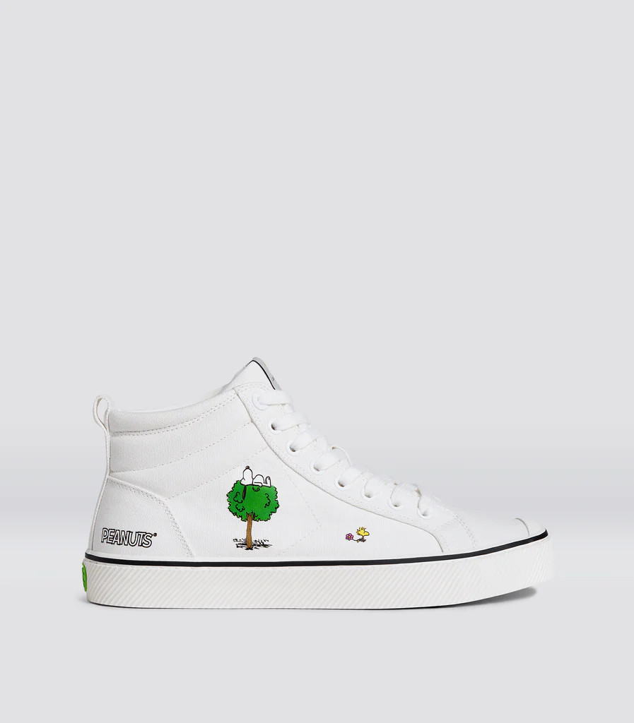 OCA High PEANUTS Earth Off-White Canvas Sneaker Women | Cariuma