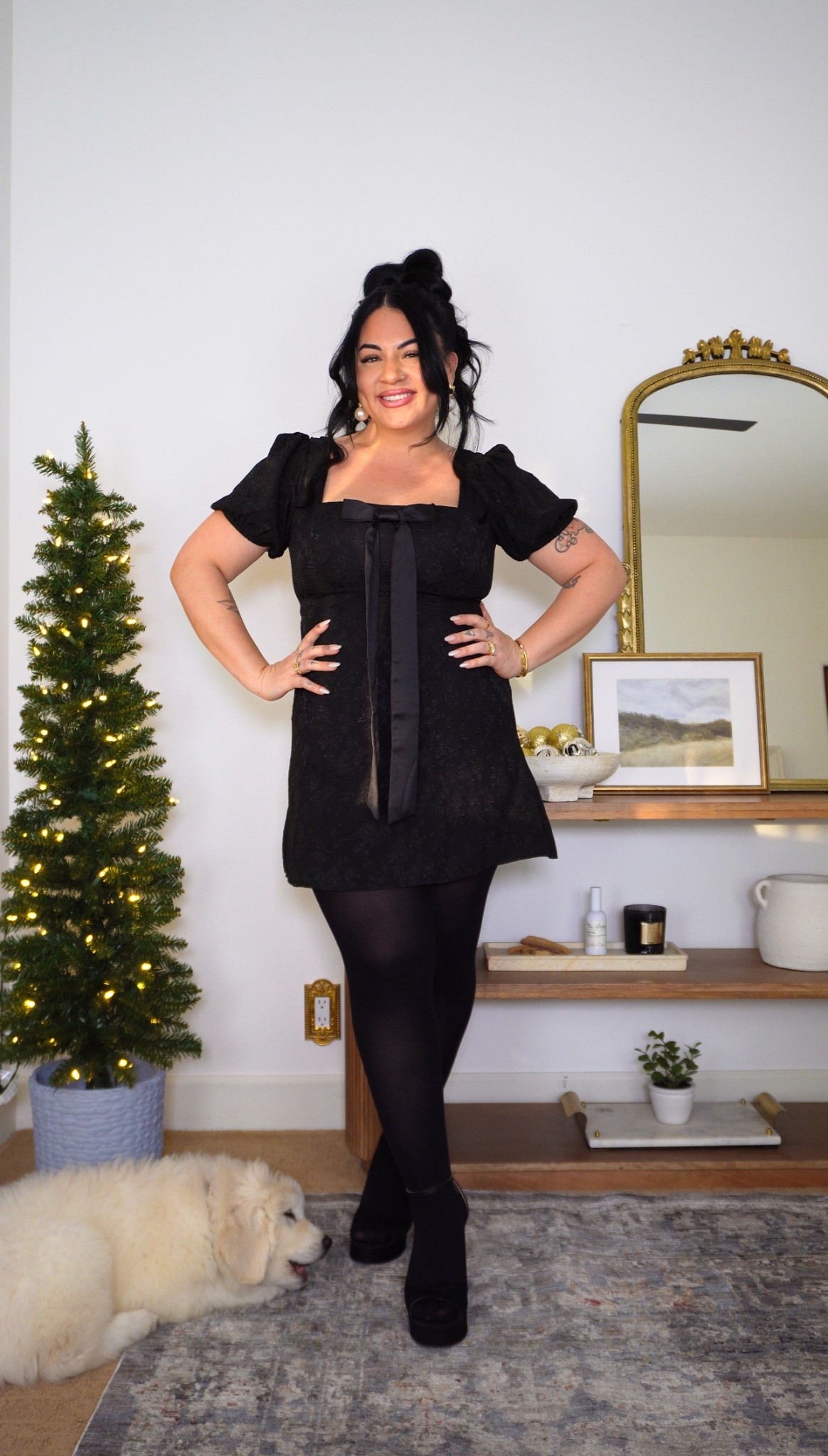 size xl in this lulus dress!! code TORIB20 for a discount 

#LTKHoliday #LTKMidsize #LTKootd