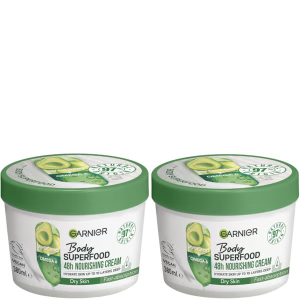 Garnier Body Superfood, Nourishing Body Cream Duos | Look Fantastic (UK)