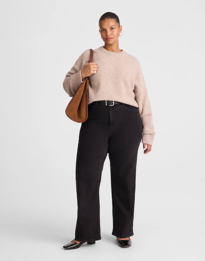 The Plus Wide-Leg Jean in Super Stretch | Madewell