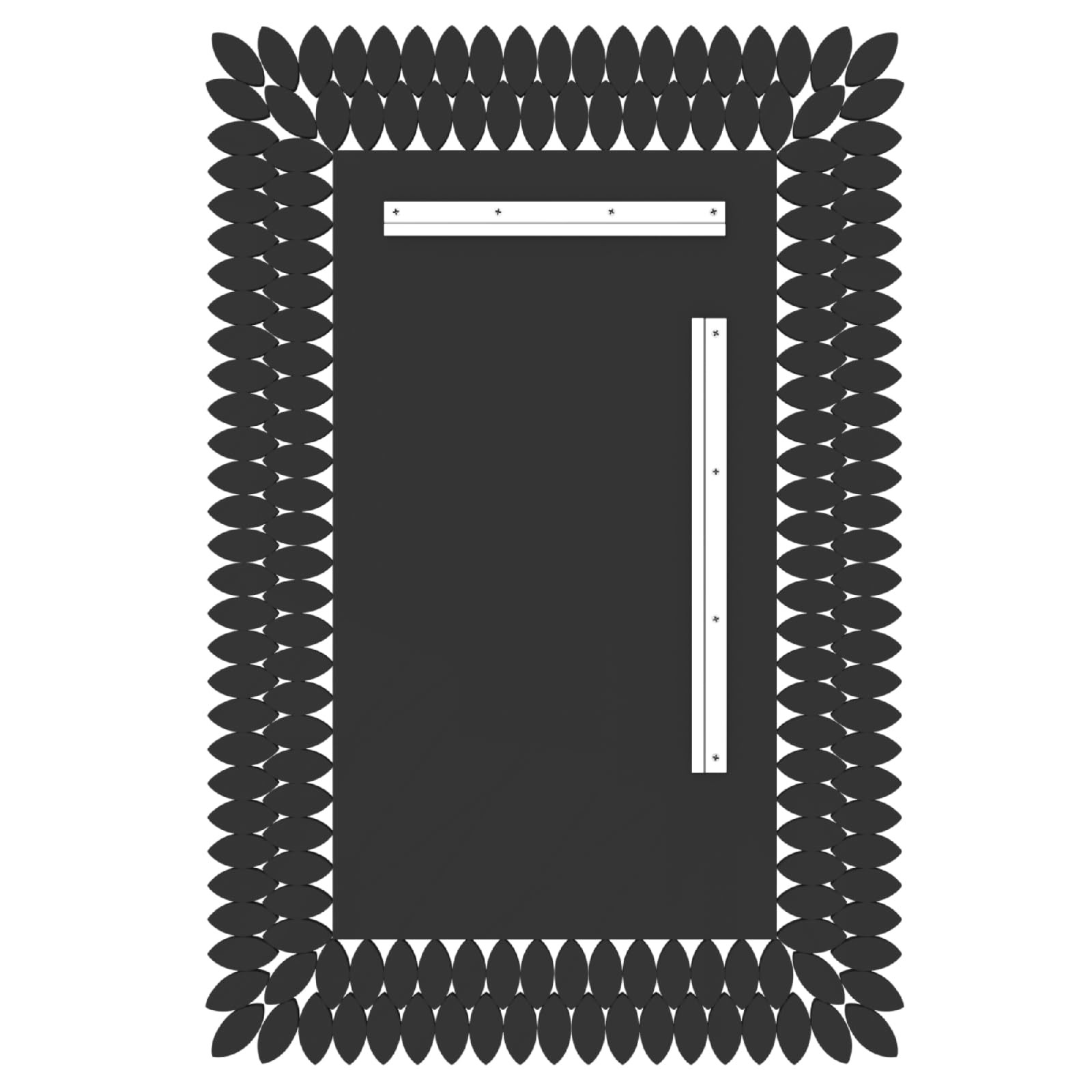 Kelly Miller Jeweled Luxury Bathroom Mirror for Wall, 24"x36" Rectangle Wall Mirror Decorative Mi... | Amazon (US)