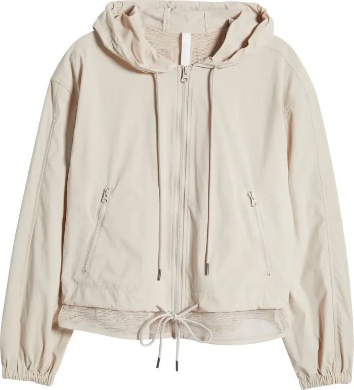 Zella Hybrid Ventilated Hooded Jacket | Nordstrom | Nordstrom