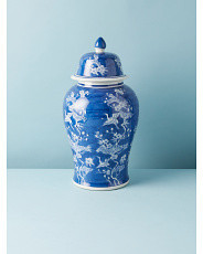 18in Ceramic Chinoiserie Ginger Jar | HomeGoods