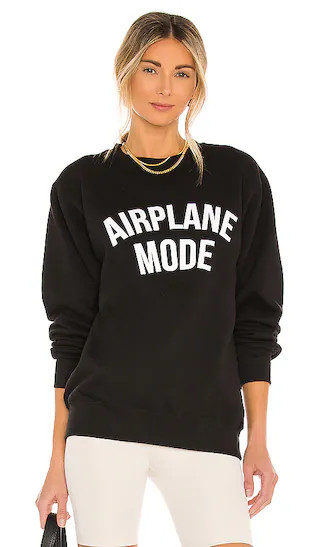 Airplane Mode Sweatshirt in Black | Revolve Clothing (Global)