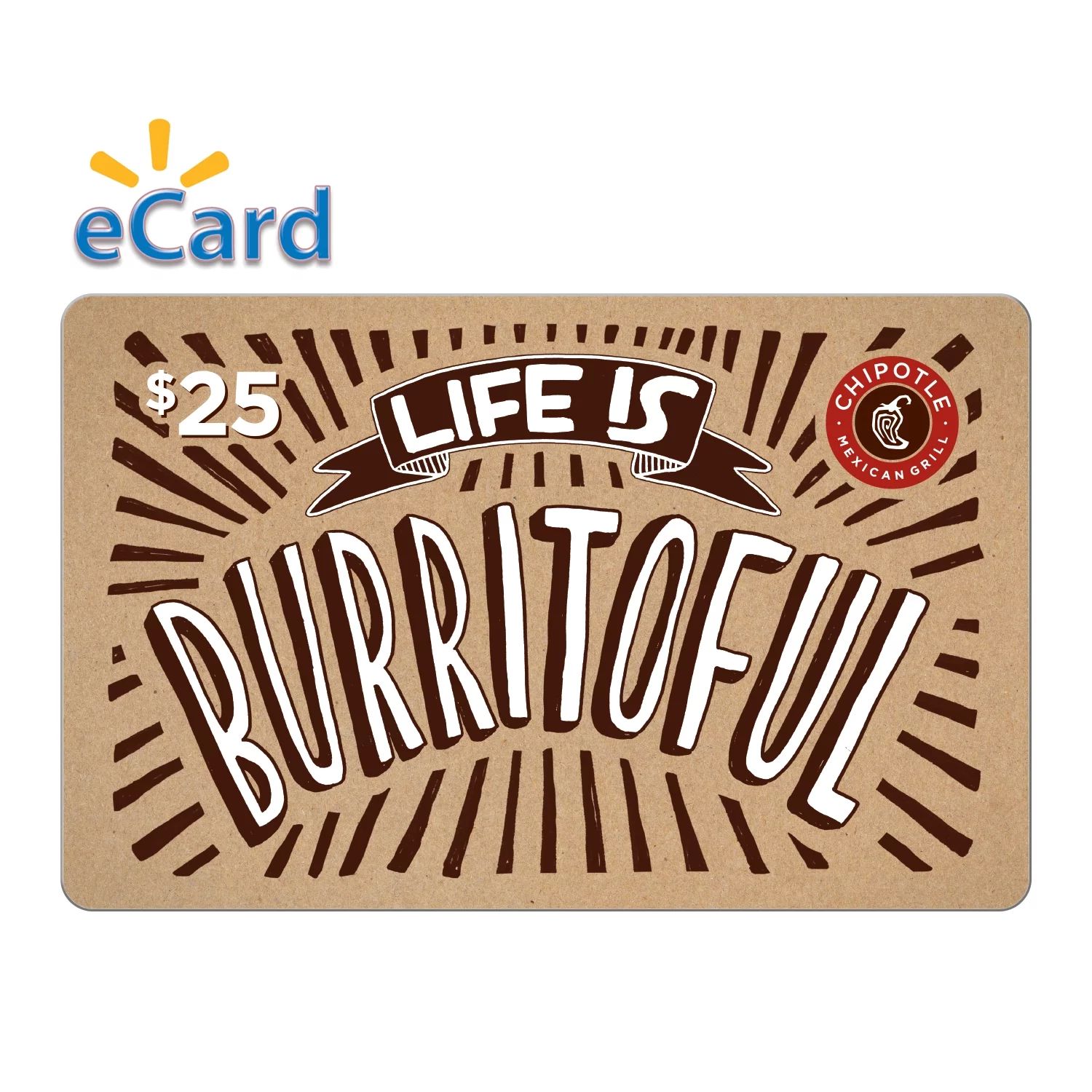 Chipotle $25 eGift Card | Walmart (US)