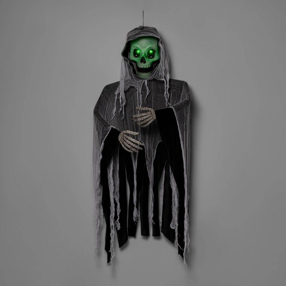 Lit Giant Skeleton Black/White Halloween Decorative Mannequin - Hyde & EEK! Boutique™ | Target