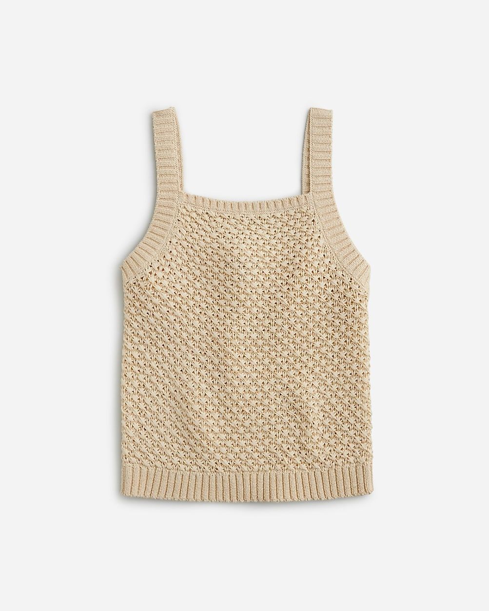 Basket-stitch sweater-tank | J.Crew US