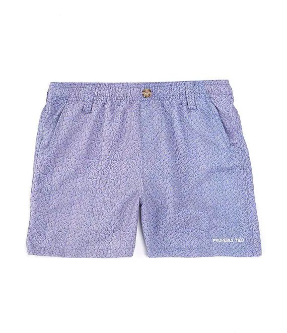 Little Boys 2T-7 'On The Hook' Mallard Pull-On Shorts | Dillard's