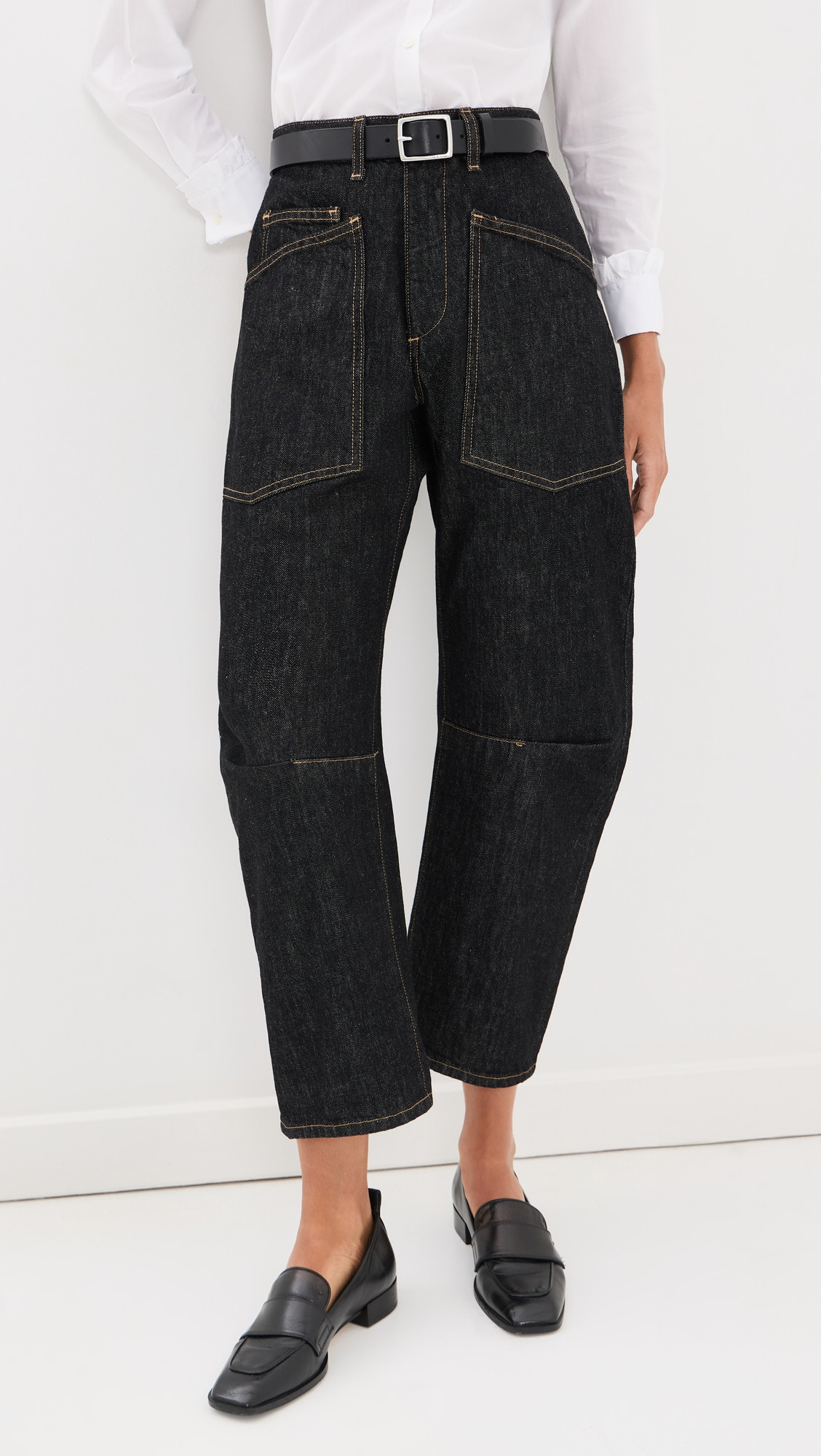 Nili Lotan Shon Jeans Resin Rinse 31 | Shopbop