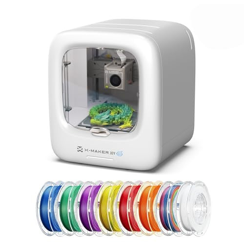 AOSEED 3D Printer for Kids, AI-Powered Fully Assembled 3D Printer with Up to 400mm/s Speed, Auto Leveling, 1500+ Models & 16+ Modules, Includes 8 PLA Filaments for Home and School Use, X-MAKER JOY AI+ | Amazon (US)