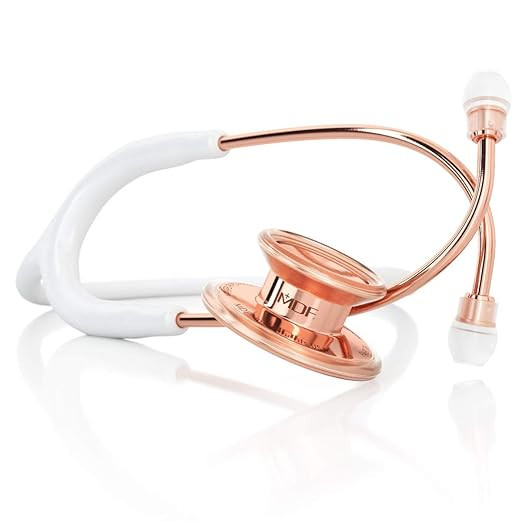 MDF® Rose Gold MD One® Stainless Steel Premium Dual Head Stethoscope - Rose Gold Edition - Free... | Amazon (US)