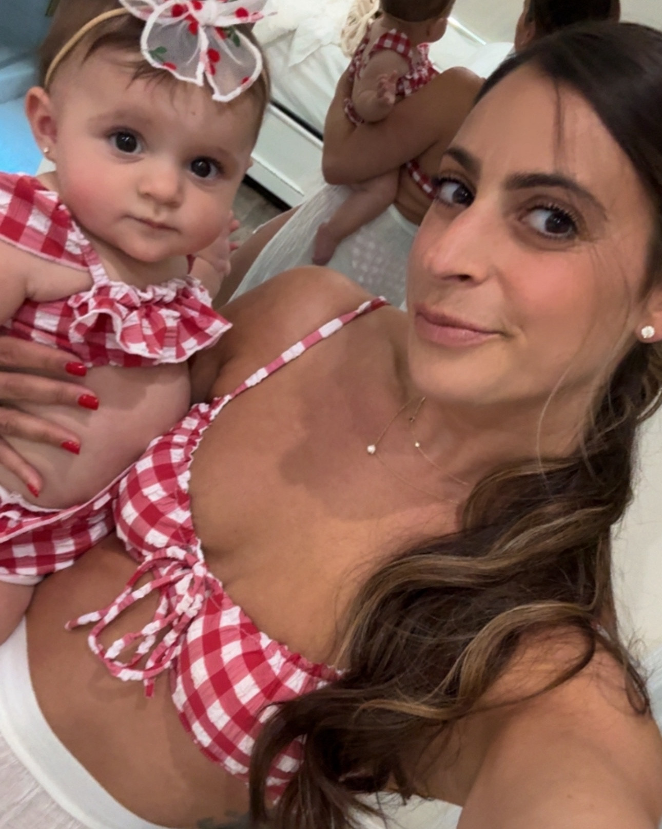Mommy and me matching swim by the best! Love this red gingham picnic set! Size 6-12 months on my baby girl! 
Perfect Americana outfits Fourth of July etc. bikini swim mommy and daughter sets!

#LTKSwim #LTKBaby #LTKStyleTip