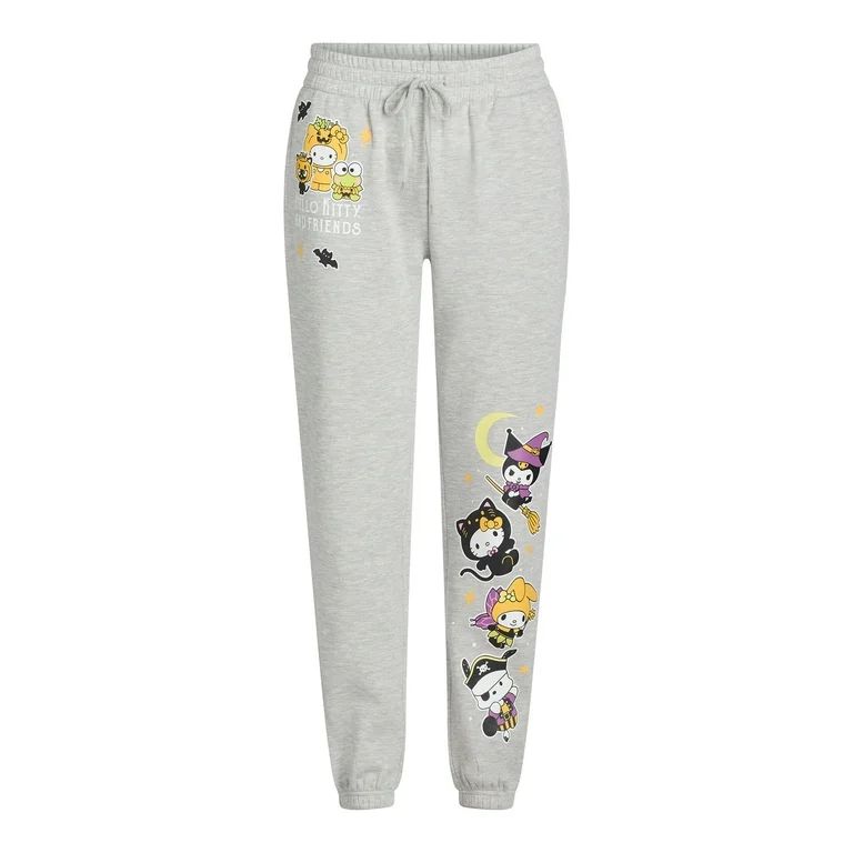 Hello Kitty and Friends Women’s Halloween Graphic Print Joggers, Sizes XS-XXL - Walmart.com | Walmart (US)