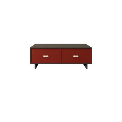 Solid Wood Coffee Table with Four Storage Drawers | Wayfair North America